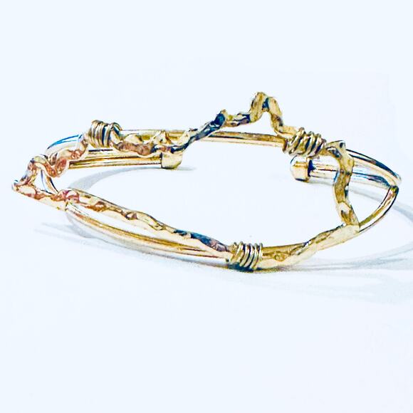 Kentucky Wire Wrapped Cuff Bracelet - Picture 2 of 2